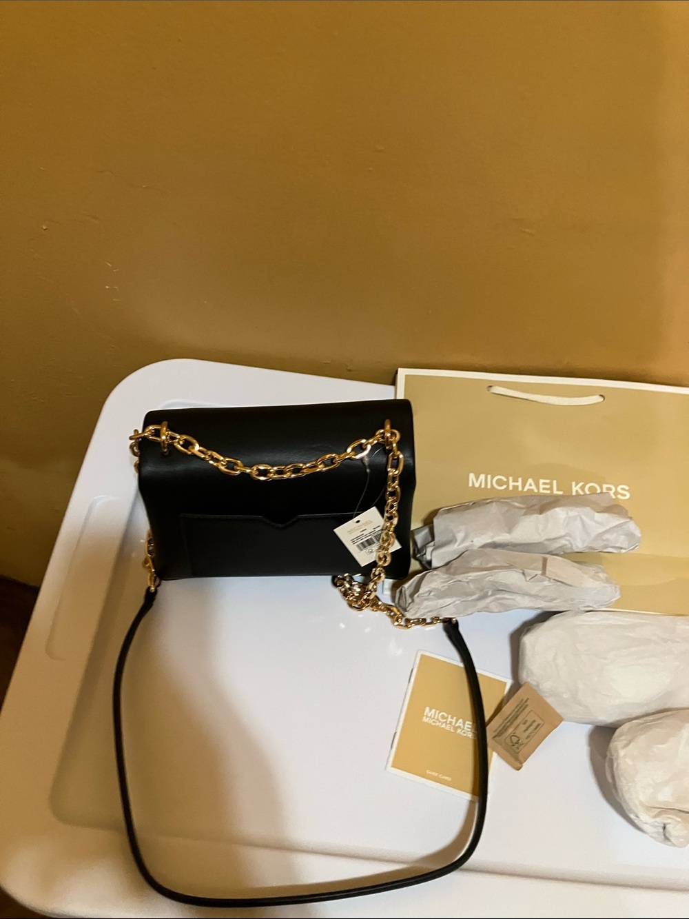 Michael Kors CECE SM Conv Non/Ltr Vegan XBody - Picture 13 of 14